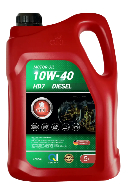 Олива моторна GNL HD 7 10W-40 API CI-4/SL 5л
